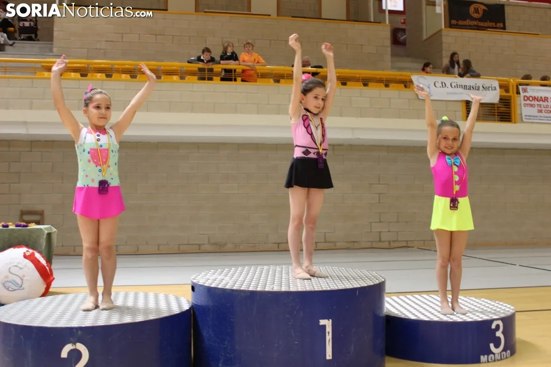 Campeonato de gimnasia rítmica en Soria. 