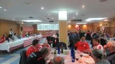 Imágenes de la inauguración de la Peña Castellana del Athletic Club de Bilbao./ A.G.