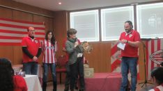 Imágenes de la inauguración de la Peña Castellana del Athletic Club de Bilbao./ A.G.