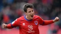 Gol de Guillemo al Oviedo en Los Pajaritos. LaLiga