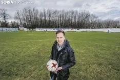José Antonio Culebras, futbolista de la SD Almazán. Soria Noticias. 