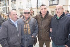 Protesta de cazadores sorianos.