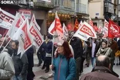 Manifestación para exigir pensiones más dignas.