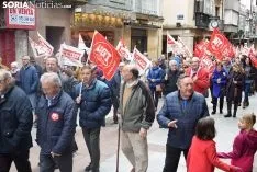 Manifestación para exigir pensiones más dignas.