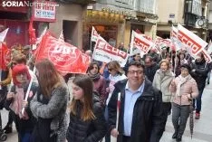 Manifestación para exigir pensiones más dignas.