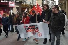 Manifestación para exigir pensiones más dignas.