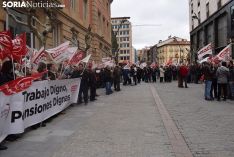 Manifestación para exigir pensiones más dignas.