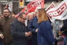 Manifestación para exigir pensiones más dignas.