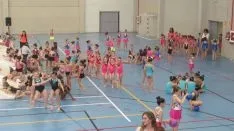 Foto 12 - 8 colegios de la capital participan en los juegos escolares de gimnasia r&iacute;tmica