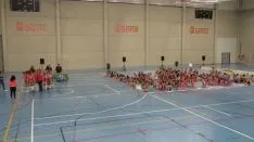 Foto 3 - 8 colegios de la capital participan en los juegos escolares de gimnasia r&iacute;tmica