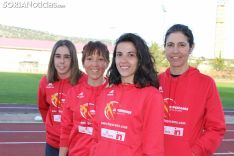 Marina Peña, Mireya Calvo, Itziar García y Lorena Pacheco forman el nuevo equipo femenino en el tiatón soriano.