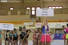 Campeonato de gimnasia rítmica en Soria. 
