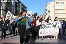 Manifestación contra la sentencia hacia La Manada, en Soria. 