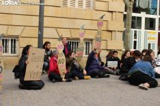 Manifestación contra la sentencia hacia La Manada, en Soria. 