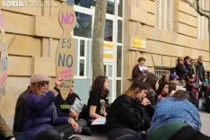 Manifestación contra la sentencia hacia La Manada, en Soria. 