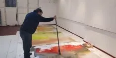 Ferrus decorando la cuadrilla de Santo Tomé, San Clemente y San Martín.