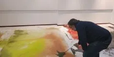Ferrus decorando la cuadrilla de Santo Tomé, San Clemente y San Martín.