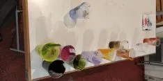 Ferrus decorando la cuadrilla de Santo Tomé, San Clemente y San Martín.