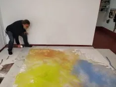 Ferrus decorando la cuadrilla de Santo Tomé, San Clemente y San Martín.