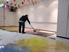 Ferrus decorando la cuadrilla de Santo Tomé, San Clemente y San Martín.
