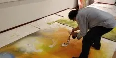 Ferrus decorando la cuadrilla de Santo Tomé, San Clemente y San Martín.