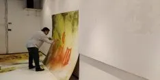Ferrus decorando la cuadrilla de Santo Tomé, San Clemente y San Martín.