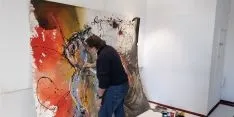 Ferrus decorando la cuadrilla de Santo Tomé, San Clemente y San Martín.