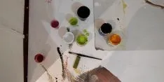 Ferrus decorando la cuadrilla de Santo Tomé, San Clemente y San Martín.