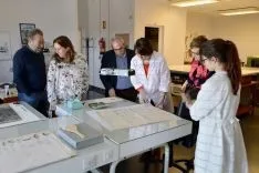 Visita al Centro de Restauración de Bienes Culturales de la Junta. /Jta.