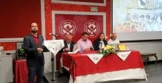 Primer acto del aniverario de la peña El Cuadro. SN