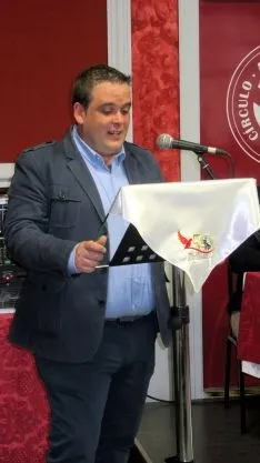 Primer acto del aniverario de la peña El Cuadro. SN