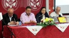 Primer acto del aniverario de la peña El Cuadro. SN