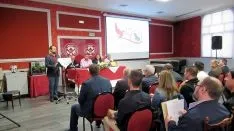 Primer acto del aniverario de la peña El Cuadro. SN