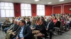 Primer acto del aniverario de la peña El Cuadro. SN