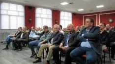 Primer acto del aniverario de la peña El Cuadro. SN
