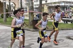 Los duatletas toman las calles de Soria.