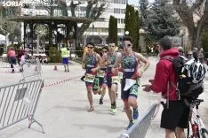 Los duatletas toman las calles de Soria.