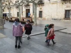 Foto 8 - El Virrey Palafox ha celebrado el tradicional encierro de cochinas para los m&aacute;s peque&ntilde;os