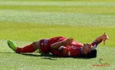 Imagen del partido de ida. LFP