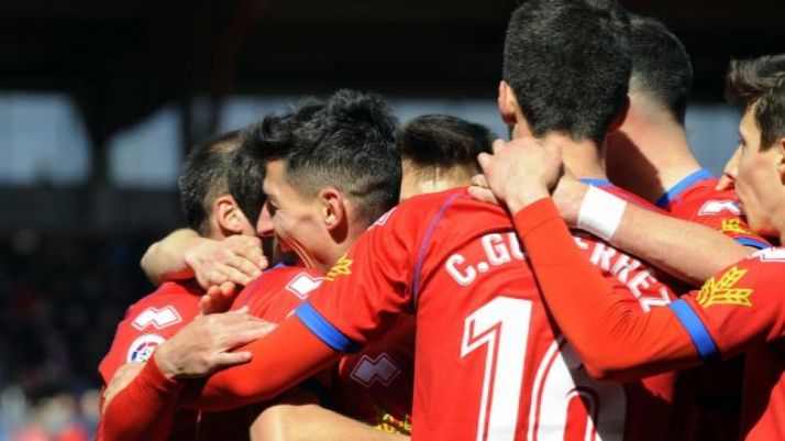 Gol del Numancia al Córdoba en Los Pajaritos (2-1). LaLiga.