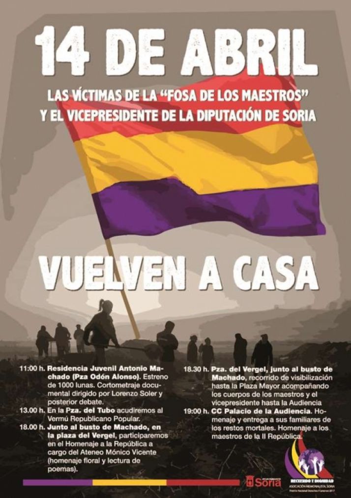 Entrega de los restos mortales de los cuerpos de la Fosa de los maestros y del vicepresidente de la Diputación, exhumados el pasado año