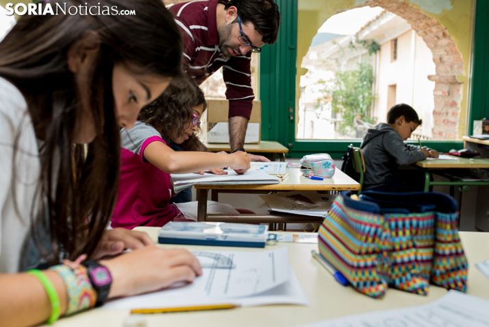 Imagen de un centro educativo de Soria. 