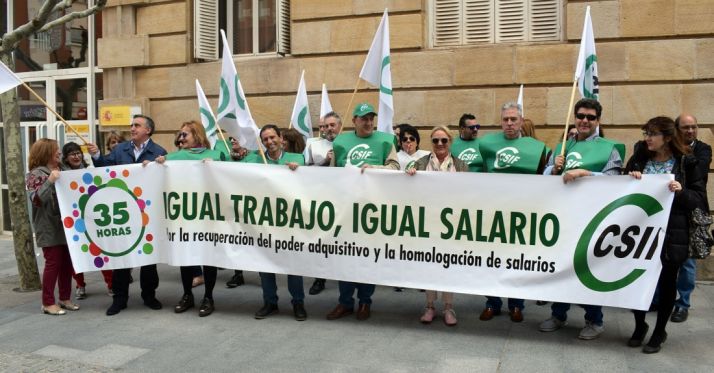 Una imagen de la concentración. 