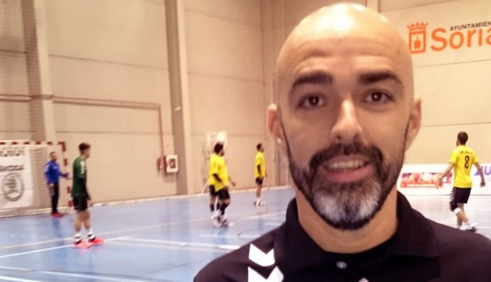 Daniel Bandrés, técnico del BM Soria. /BMS