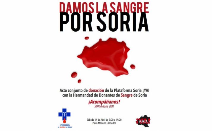 La Soria Ya anima a donar sangre este sábado