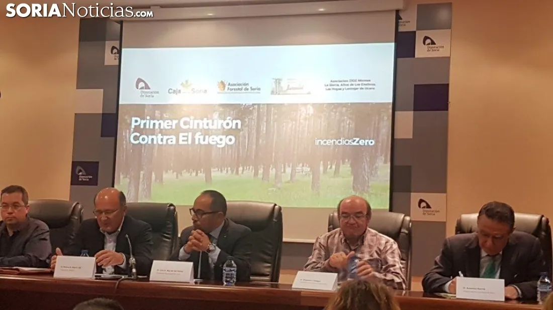 Presentación 'IncendiosZero' en la Diputación de Soria