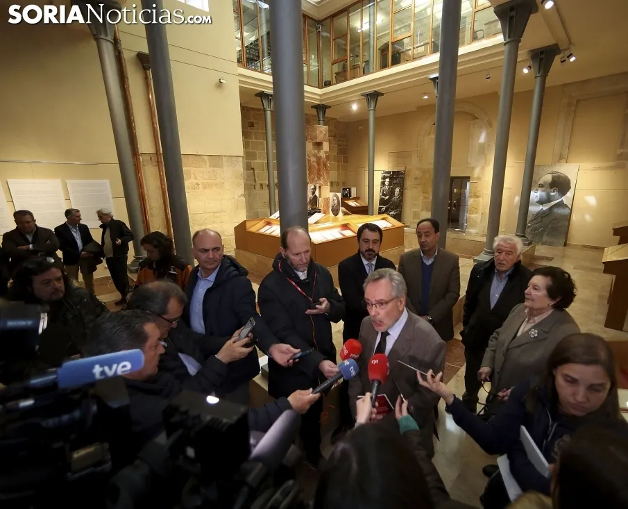 Imagen de la apertura de la muestra este miércoles. /SN