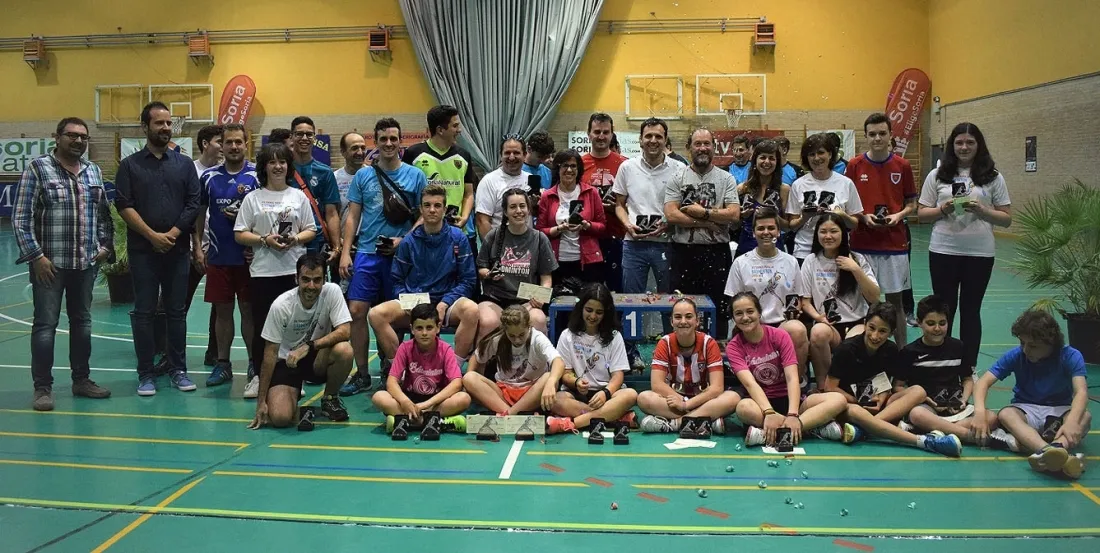 Foto 2 - El arcobrigense V&iacute;ctor Zarza, l&iacute;der en el Torneo Popular de B&aacute;dminton