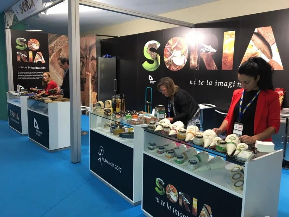 Los productos sorianos se están conociendo en diversas ferias, de la mano de la Diputación Provincial. /DIP.