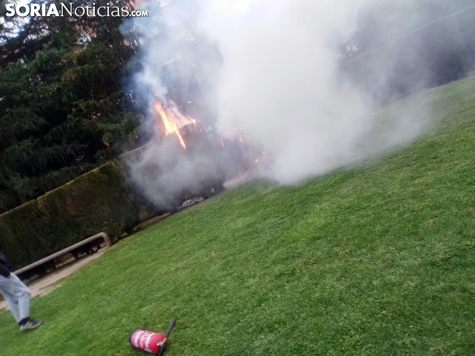 Una imagen del fuego. /Koraima El Habchi Llanos